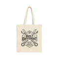 Built Different Tool Tote Bag — "Grease Solves Problems" Mechanic Canvas Tote