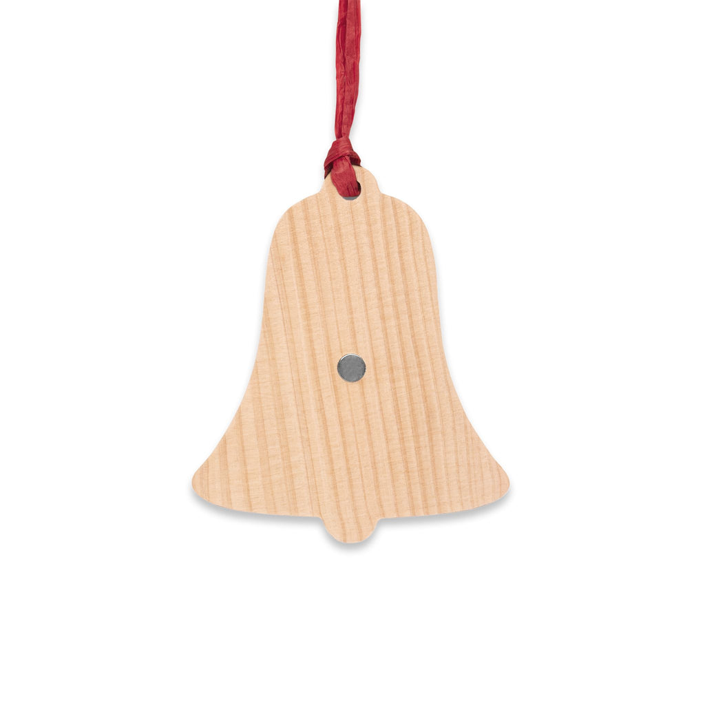 Carpenter Wooden Bell Ornament — Built by Hand