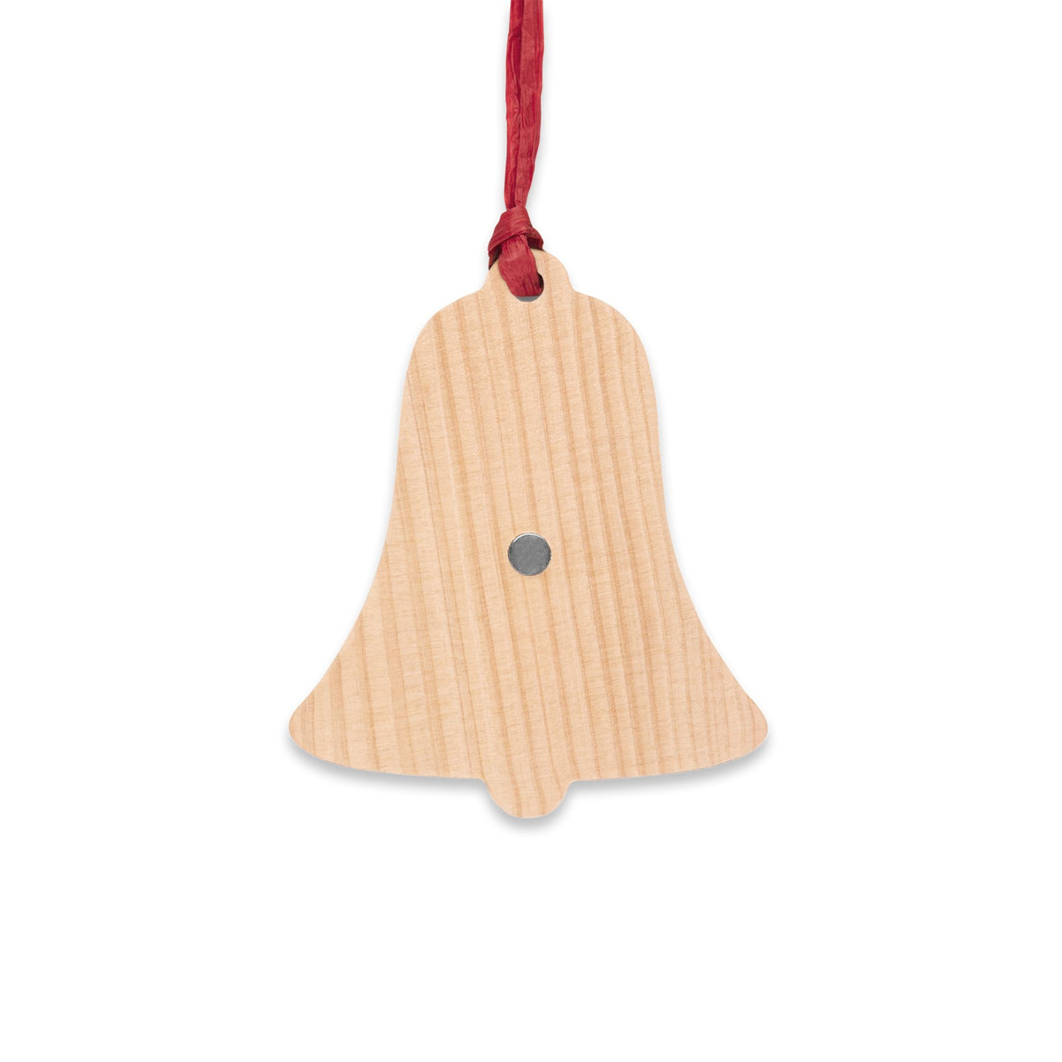 Carpenter Wooden Bell Ornament — Built by Hand