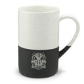 Speckled Two-Tone Ceramic Mug — 'Mechanic Dad' Engraved 13oz Coffee Cup