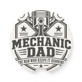 Mechanic Dad Soapstone Car Coaster — Keeps It Running
