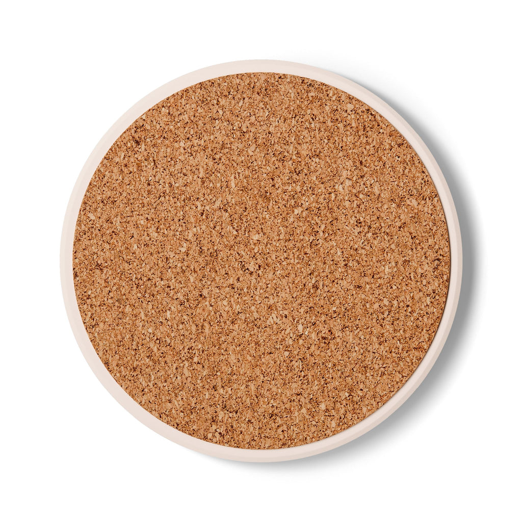 Built Different Mechanic Ceramic Coaster — Grease Solves Problems