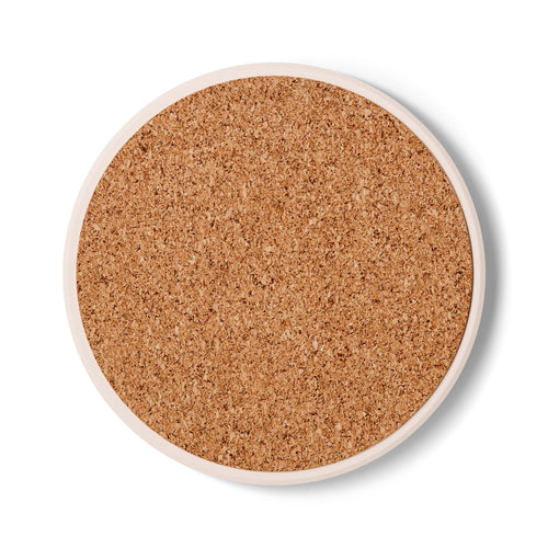 Built Different Mechanic Ceramic Coaster — Grease Solves Problems