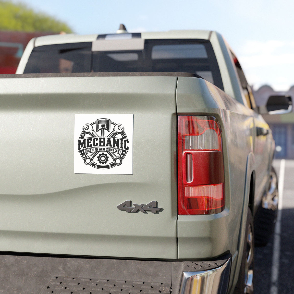 Built to Fix Mechanic Toolbox Magnet — 5 Inch
