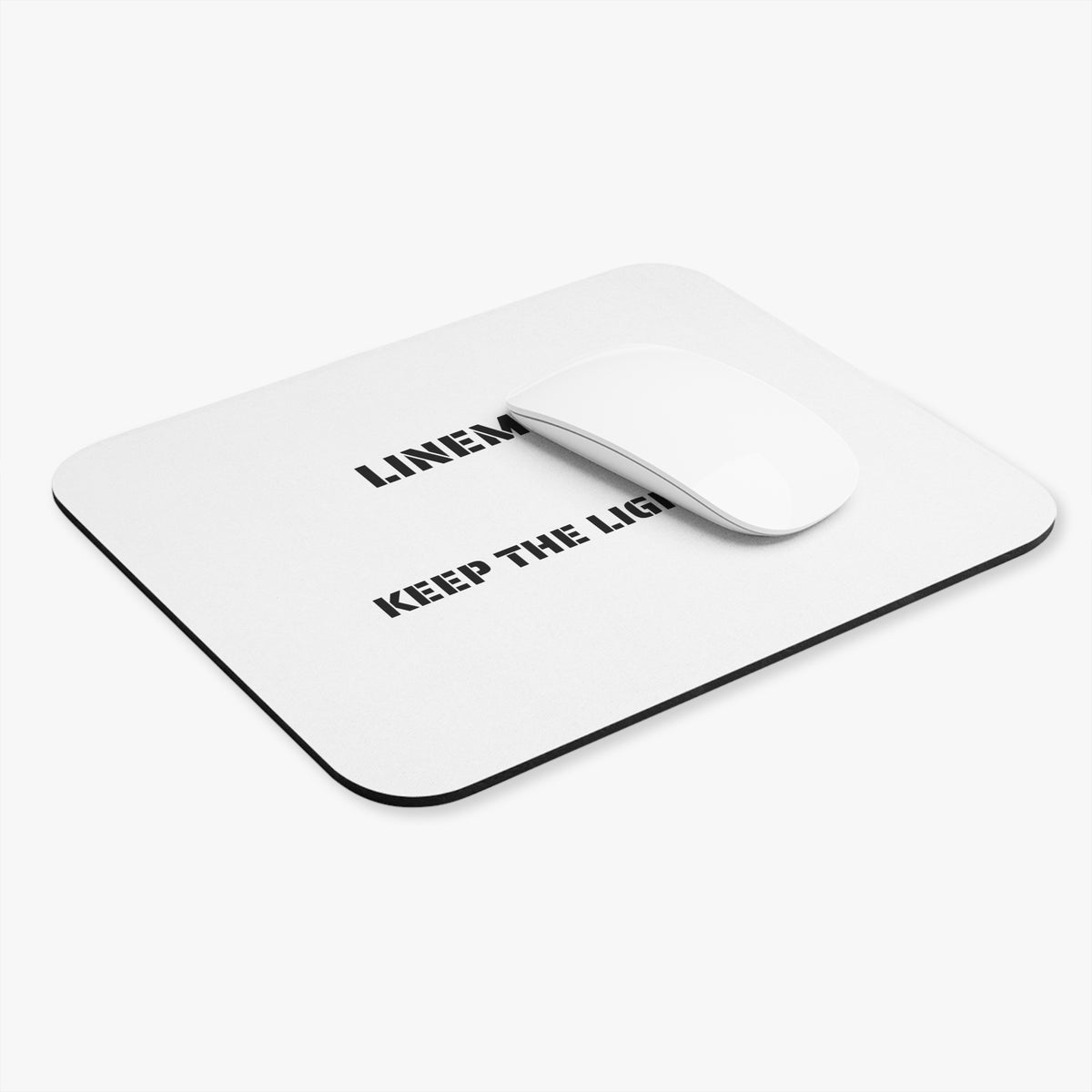 Lineman Mouse Pad — Keep the Lights On | 9 × 8 Inch