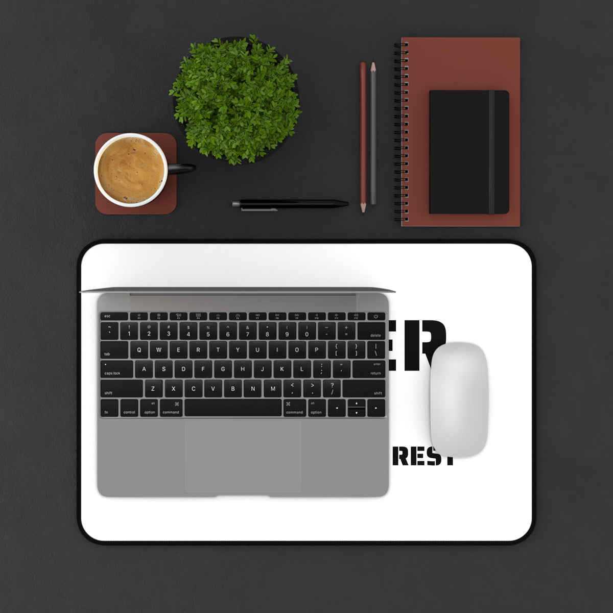 Roofer Desk Mat — Built Above the Rest | 12 × 18 Inch