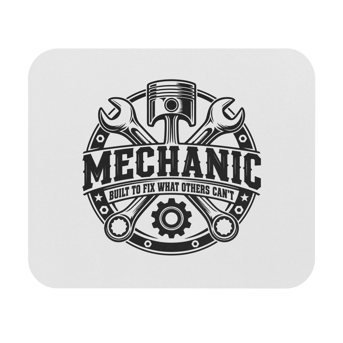 Built to Fix Mechanic Mouse Pad | 9 × 8 Inch