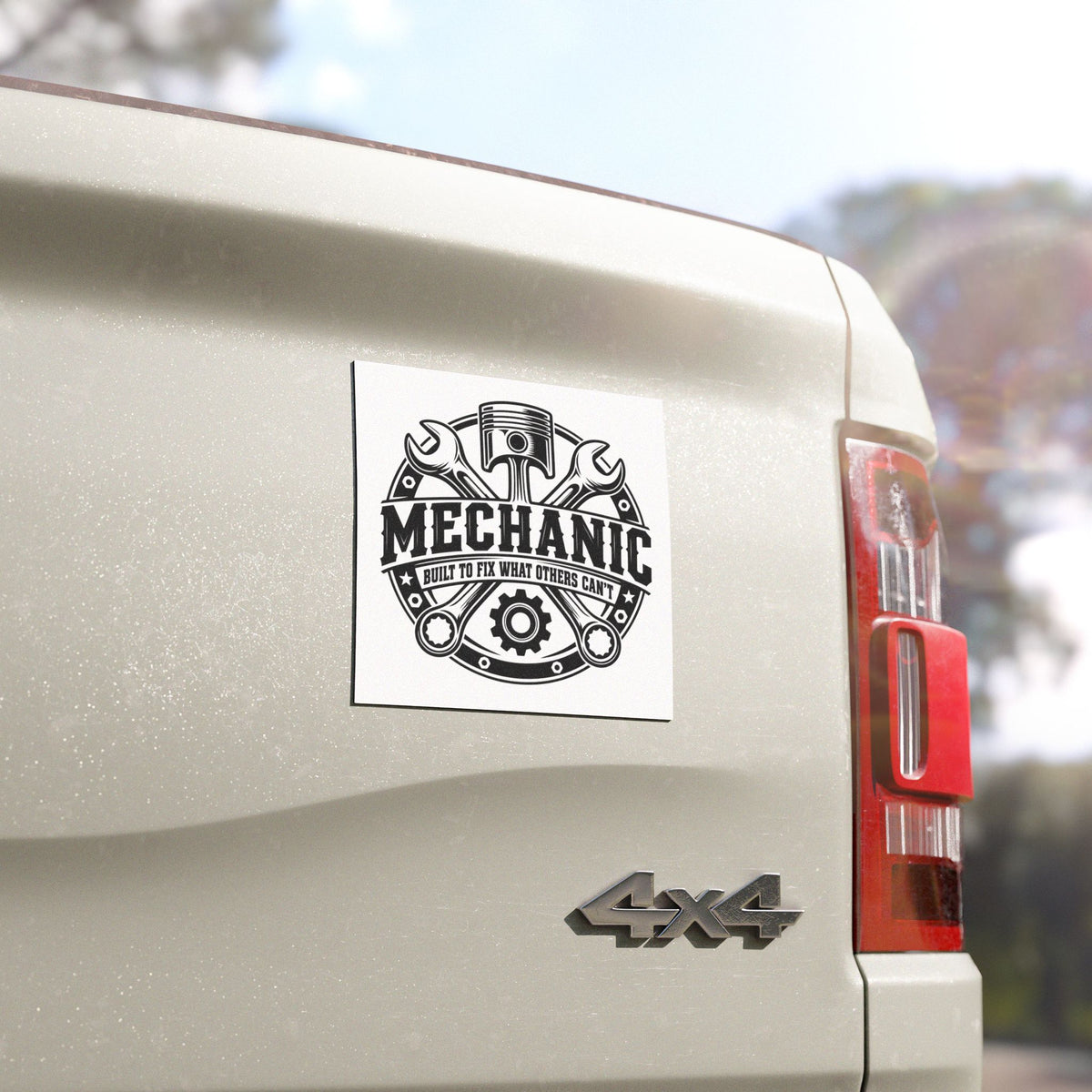 Built to Fix Mechanic Toolbox Magnet — 5 Inch