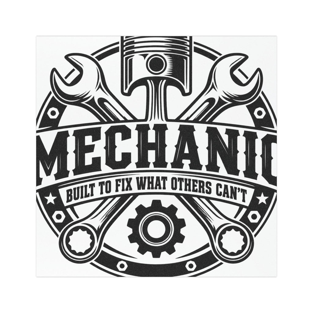 Mechanic Car Magnet — Built to Fix What Others Can’t | 5 × 5 Inch