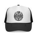 Mechanic Trucker Hat — Vintage Wrench & Gear Logo